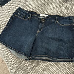 Torrid dark blue Jean shorts